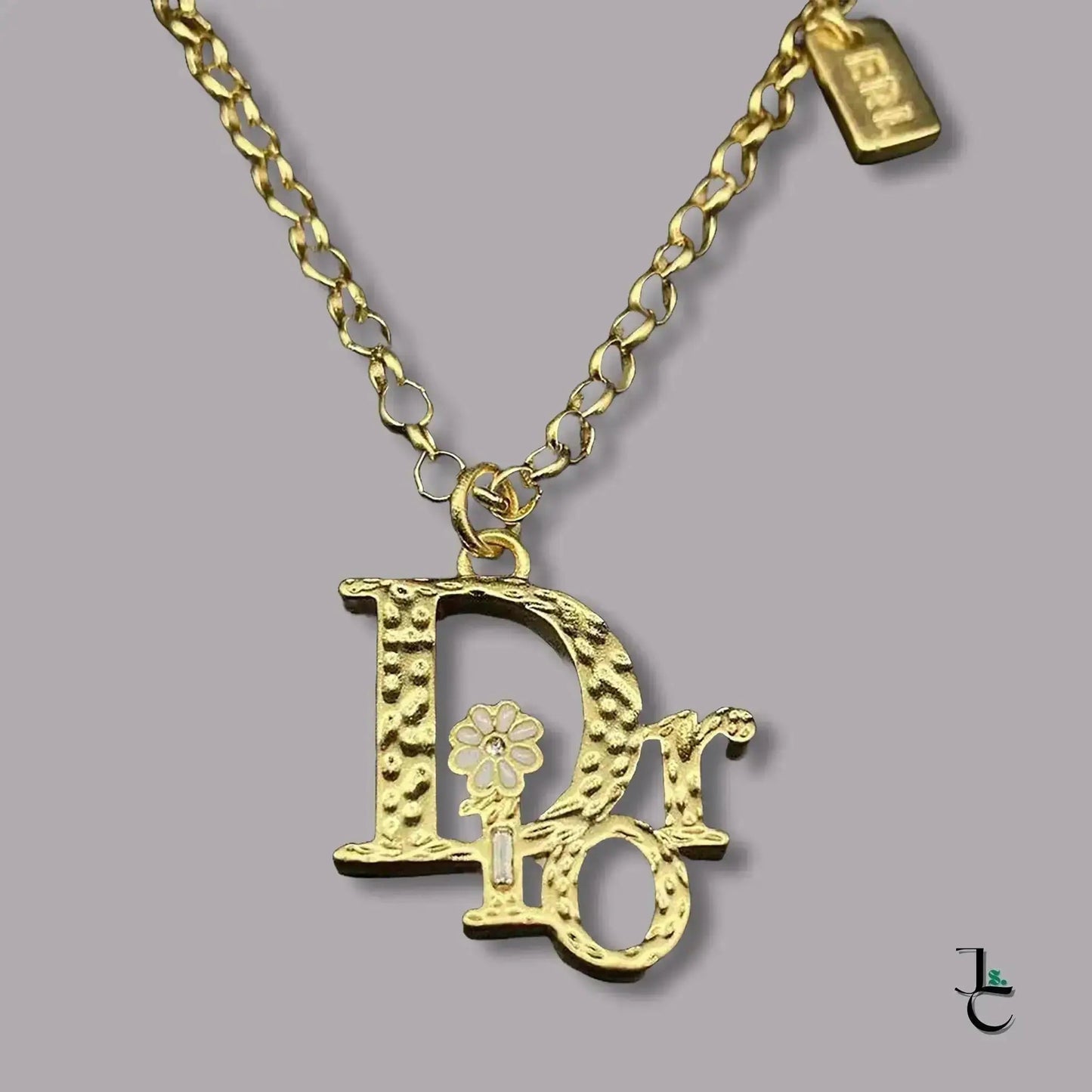 Delilah & Co Gold Flower Logo Chain - Jade St. Clair - Jade St. Clair