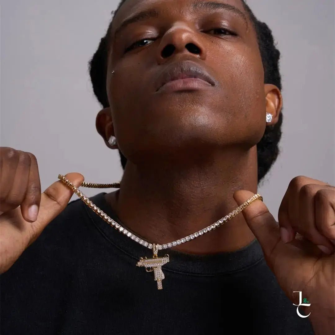Encrusted Uzi Chain - Jade St. Clair - Jade St. Clair