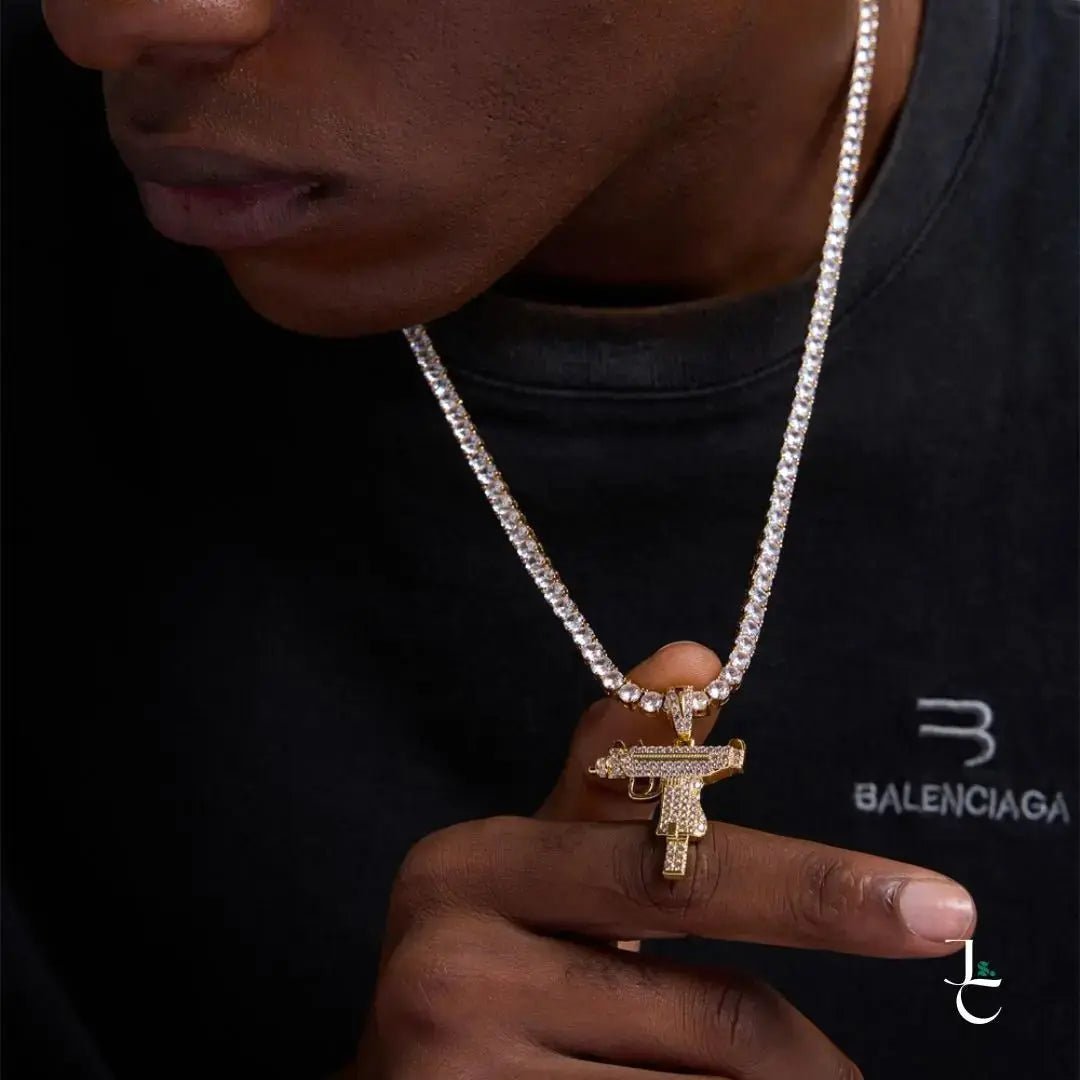 Encrusted Uzi Chain - Jade St. Clair - Jade St. Clair