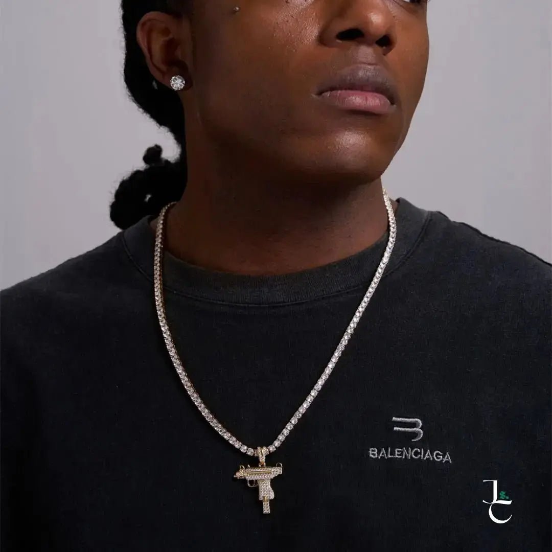 Encrusted Uzi Chain - Jade St. Clair - Jade St. Clair