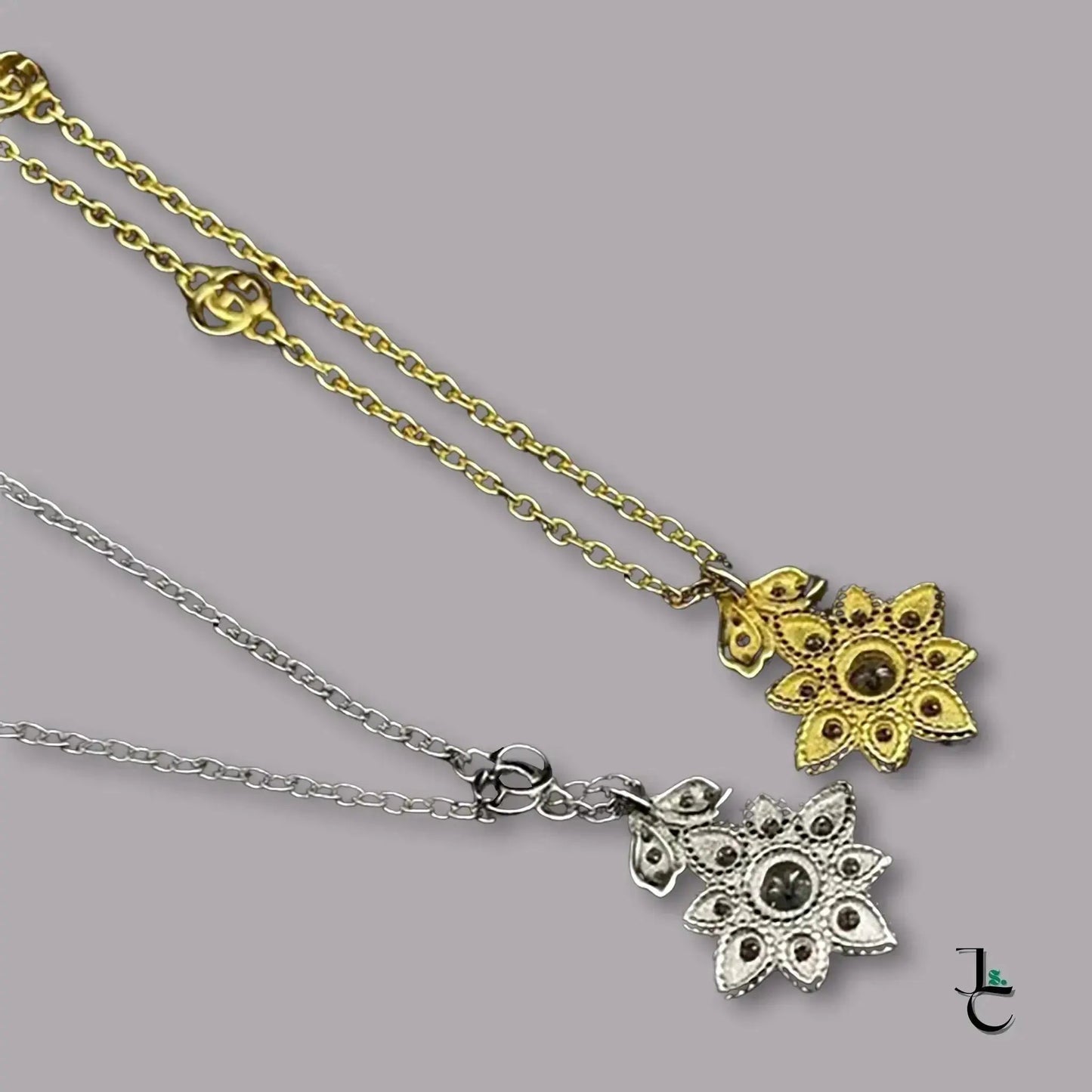 GALA Flower Diamond Pendant Necklace - Jade St. Clair - Jade St. Clair