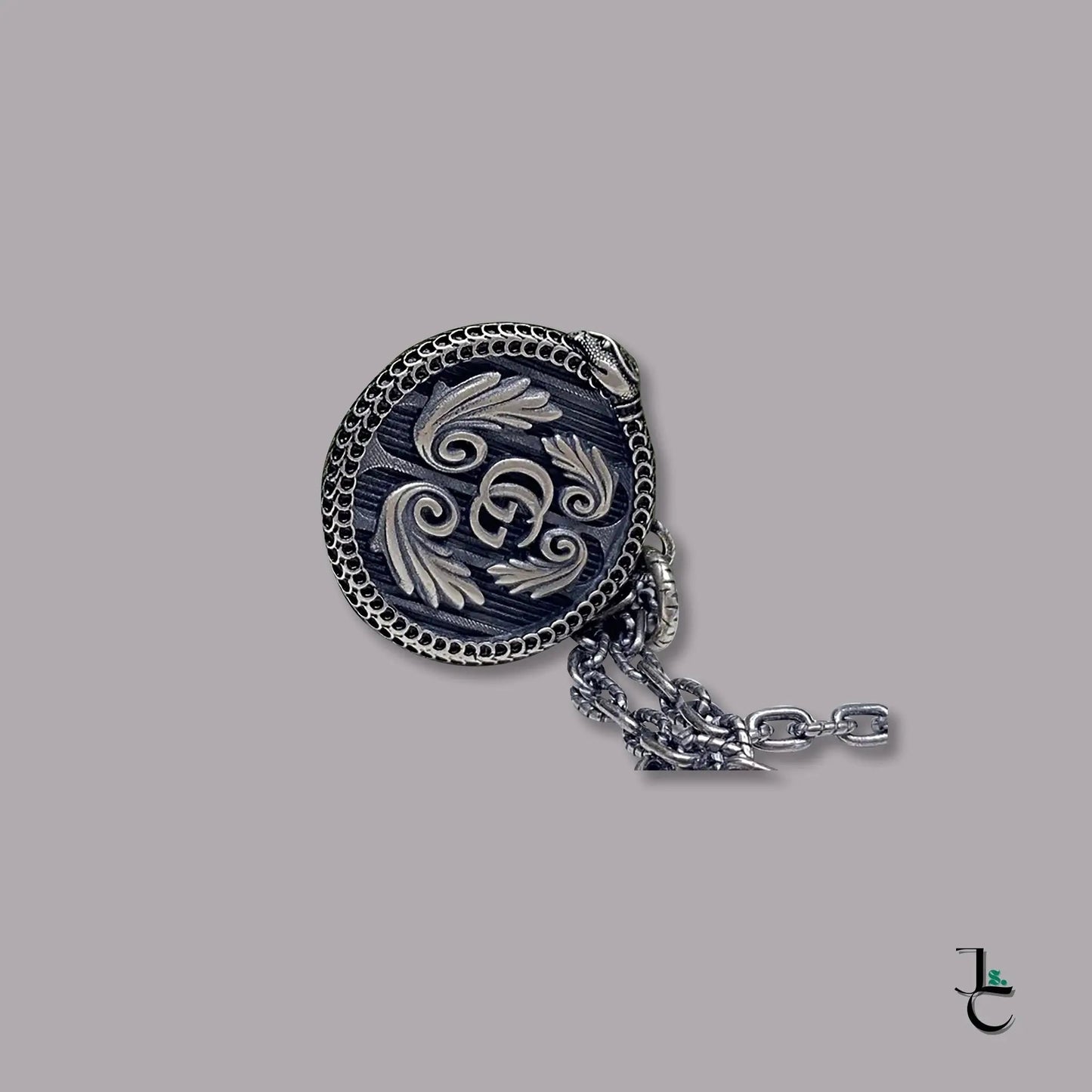 GALA Silver Coin Wing Logo Necklace - Jade St. Clair - Jade St. Clair