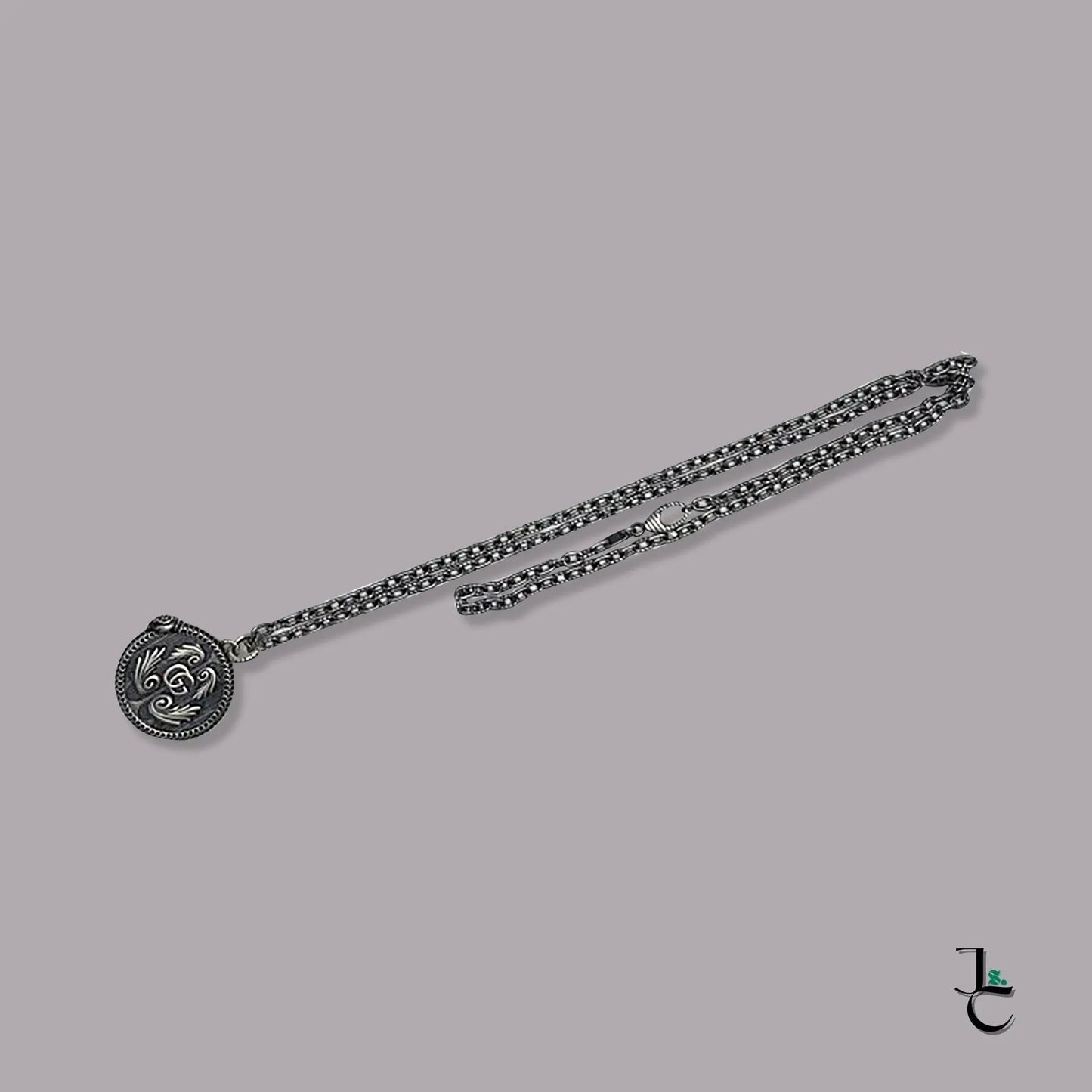 GALA Silver Coin Wing Logo Necklace - Jade St. Clair - Jade St. Clair