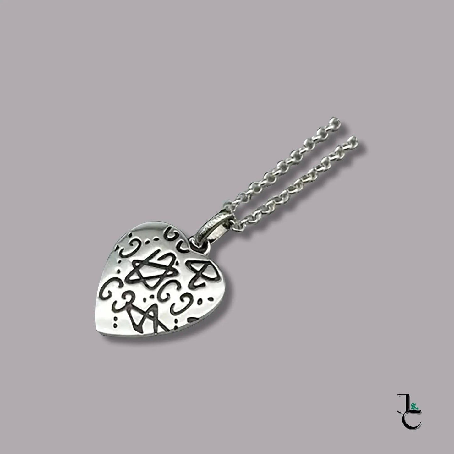 GALA Skeleton Heart Pendant Necklace - Jade St. Clair - Jade St. Clair