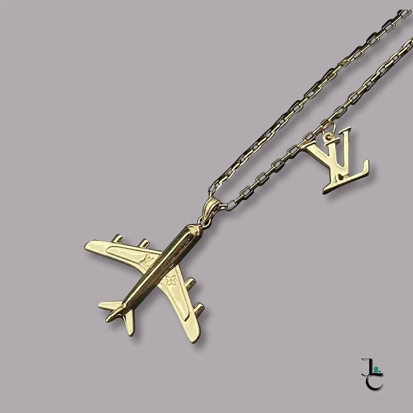 LUX Airplane Pendant Necklace - Jade St. Clair - Jade St. Clair