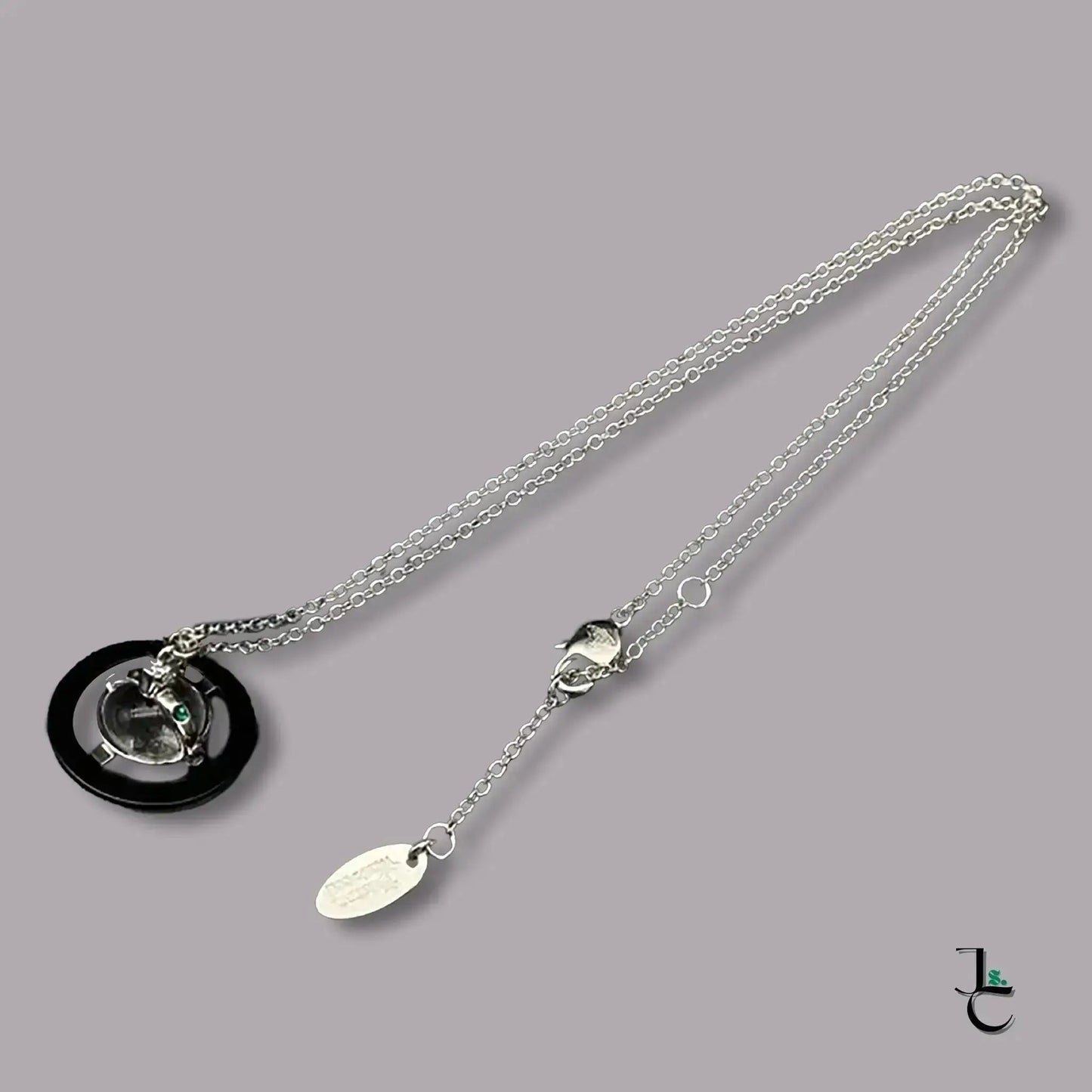 VELA Colored Saturn Pendant Necklace - Jade St. Clair - Jade St. Clair