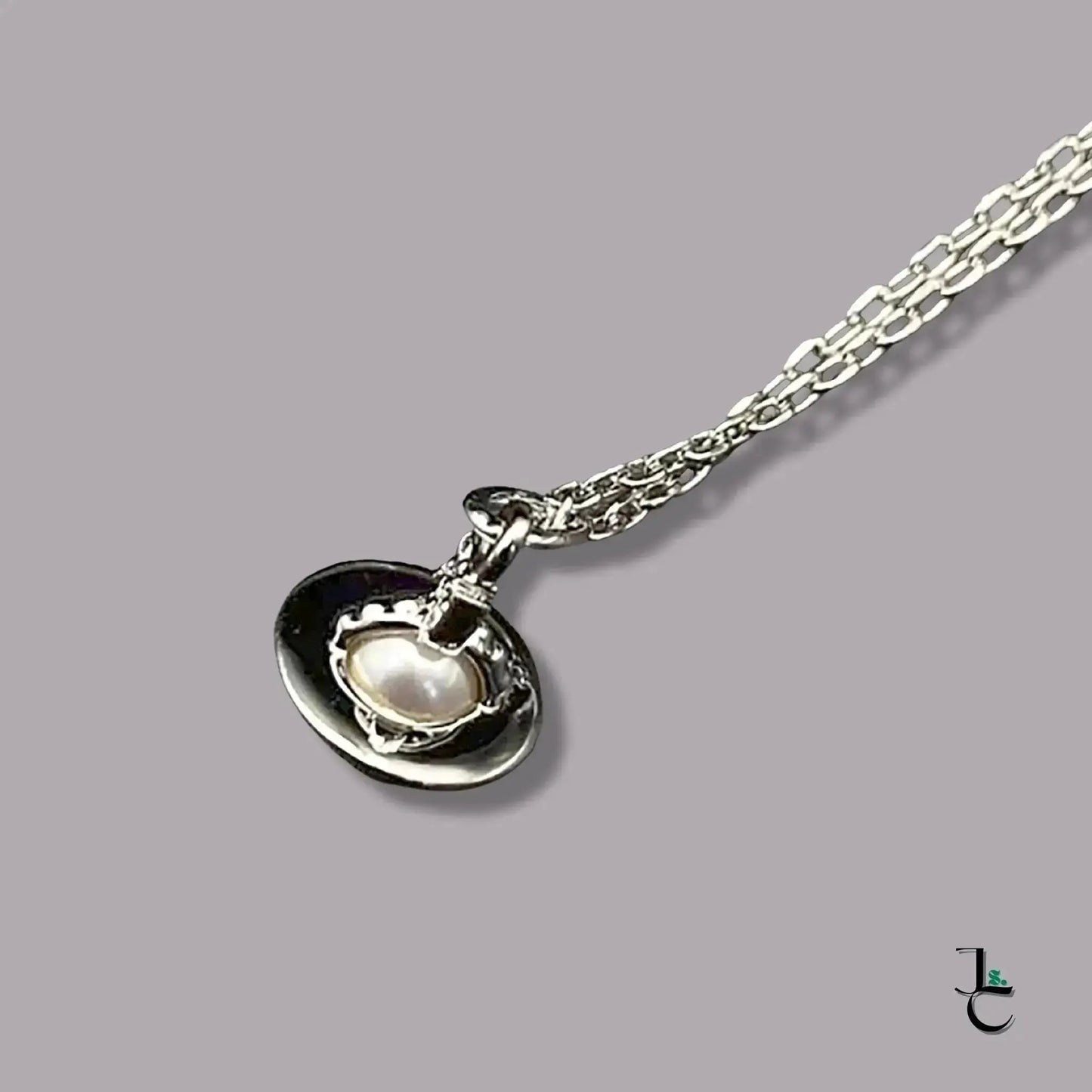 VELA Mini Pearl Saturn Necklace - Jade St. Clair - Jade St. Clair