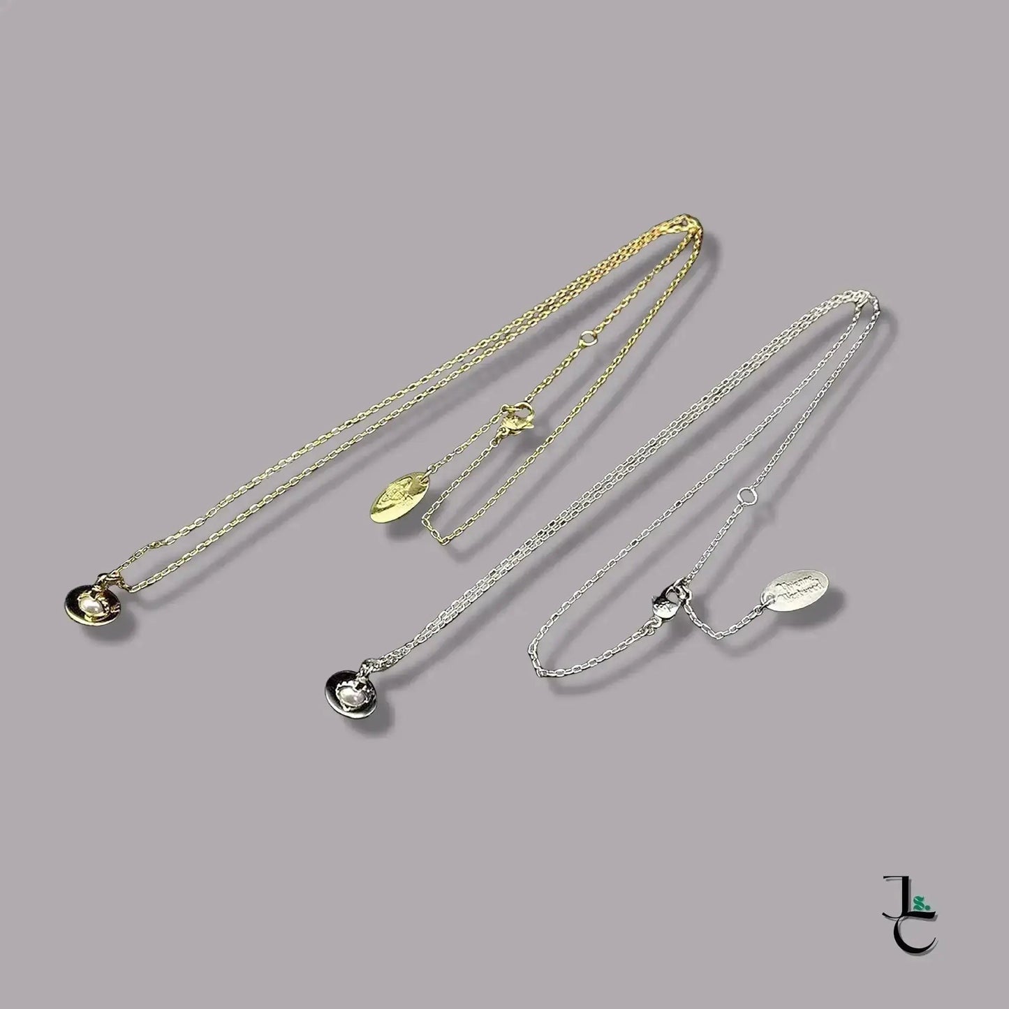 VELA Mini Pearl Saturn Necklace - Jade St. Clair - Jade St. Clair