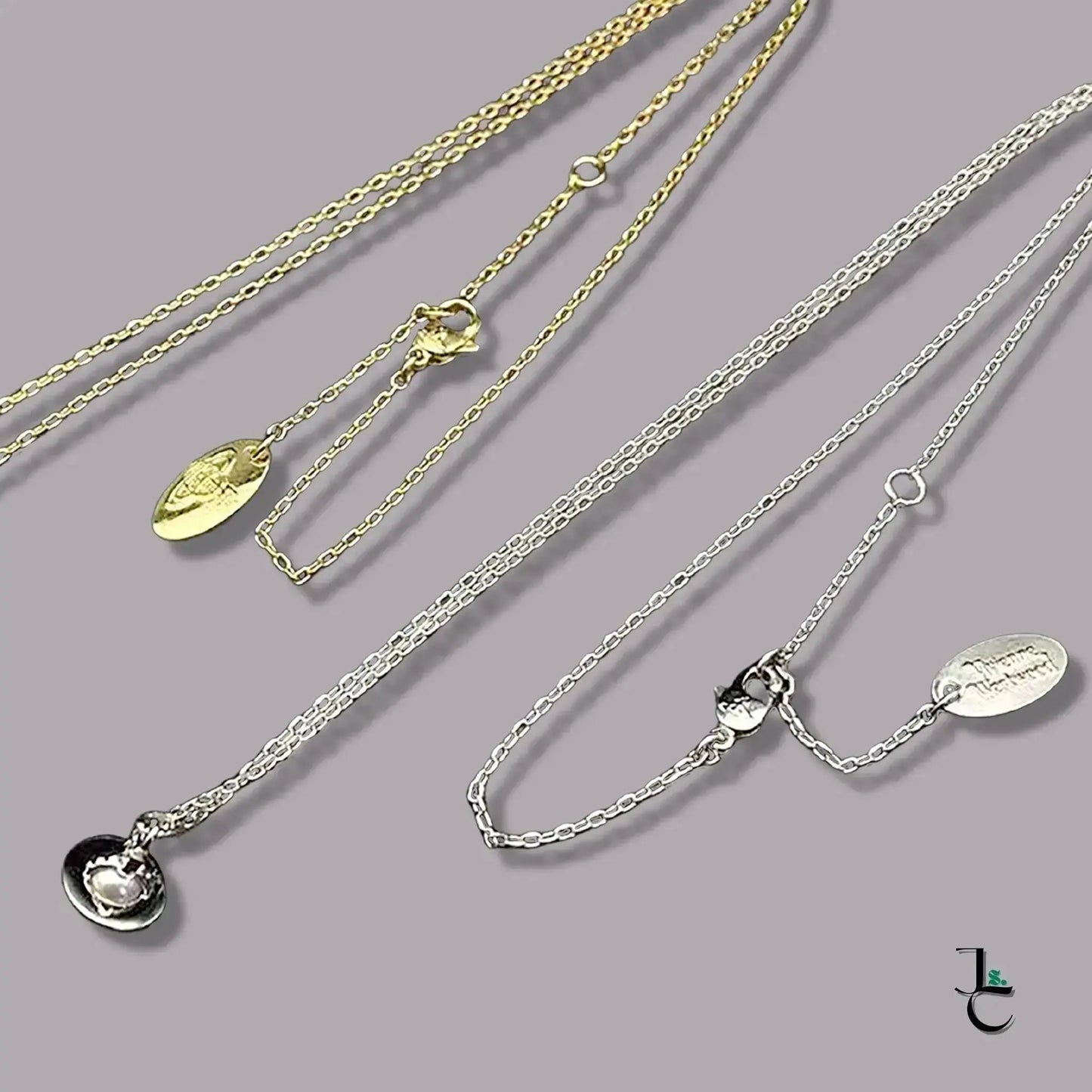 VELA Mini Pearl Saturn Necklace - Jade St. Clair - Jade St. Clair