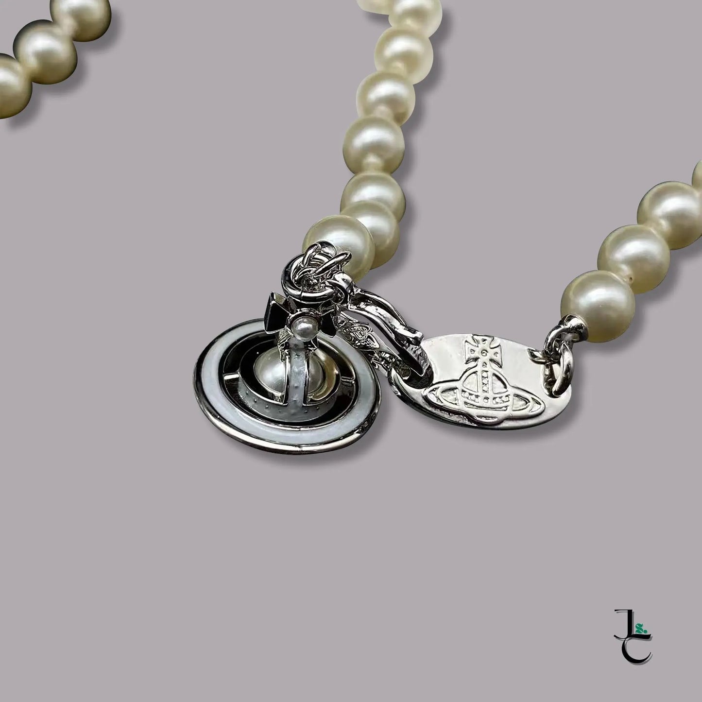 VELA Pearl Saturn Necklace - Jade St. Clair - Vivienne Westwood