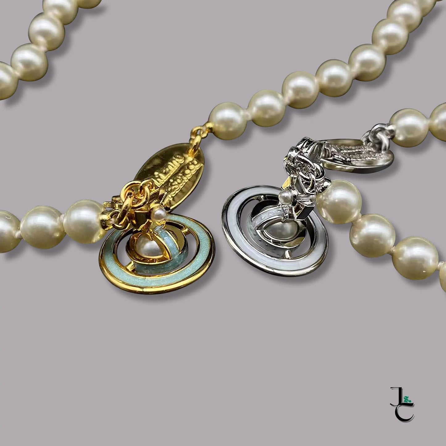 VELA Pearl Saturn Necklace - Jade St. Clair - Vivienne Westwood