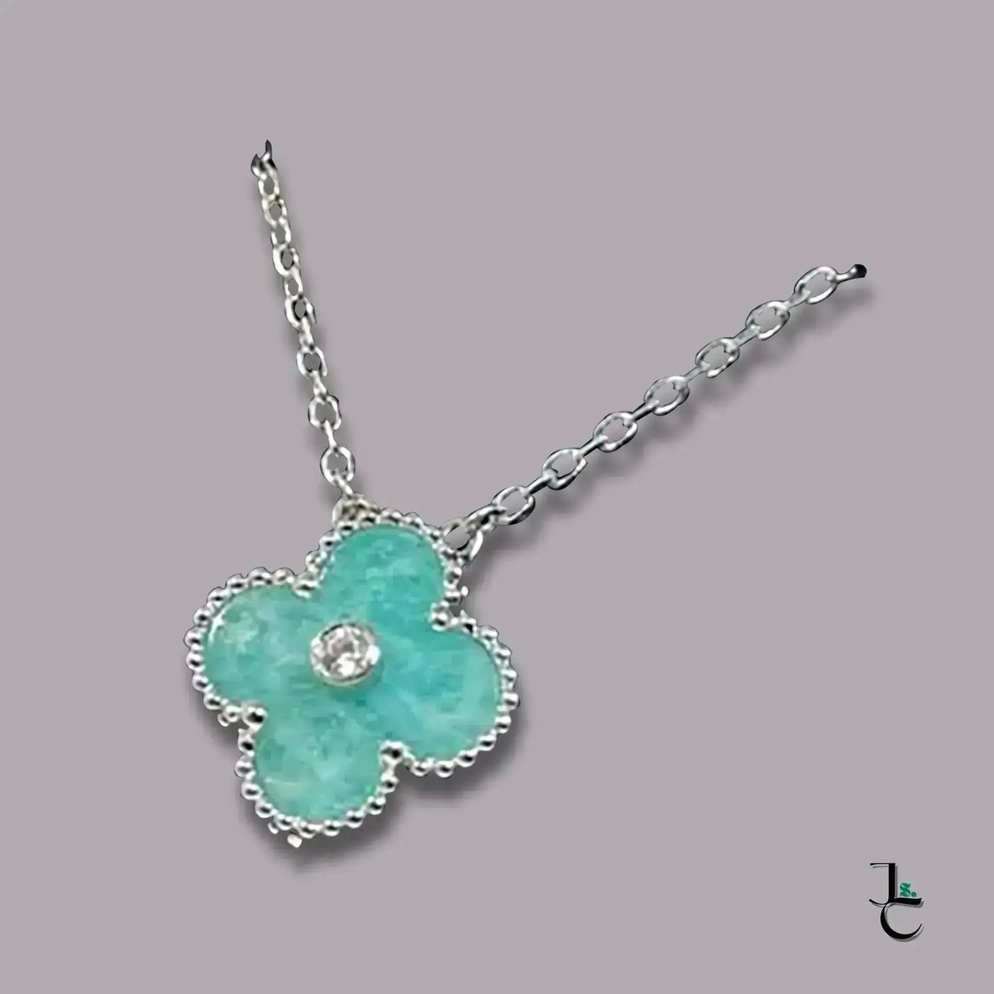 Alhambra Gem Clover Pendant Necklace - Jade St. Clair - Jade St. Clair