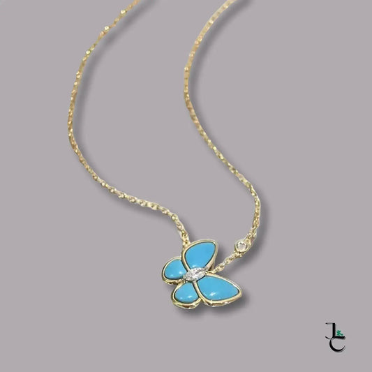 Alhambra Gold Butterfly Pendant Necklace - Jade St. Clair - Jade St. Clair