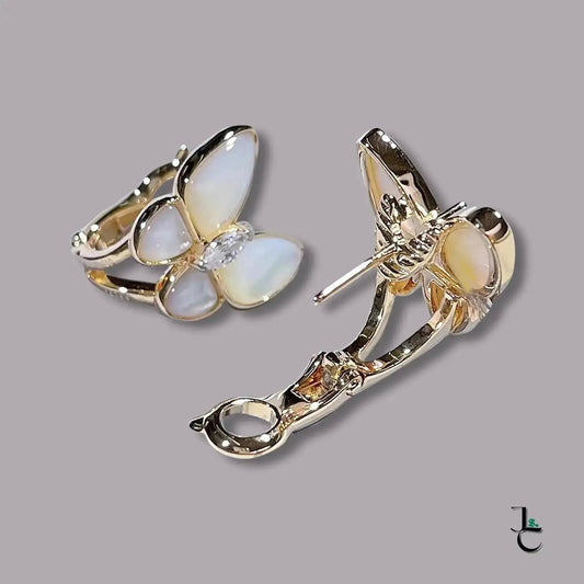 Alhambra Pearl Butterfly Earrings - Jade St. Clair - Jade St. Clair