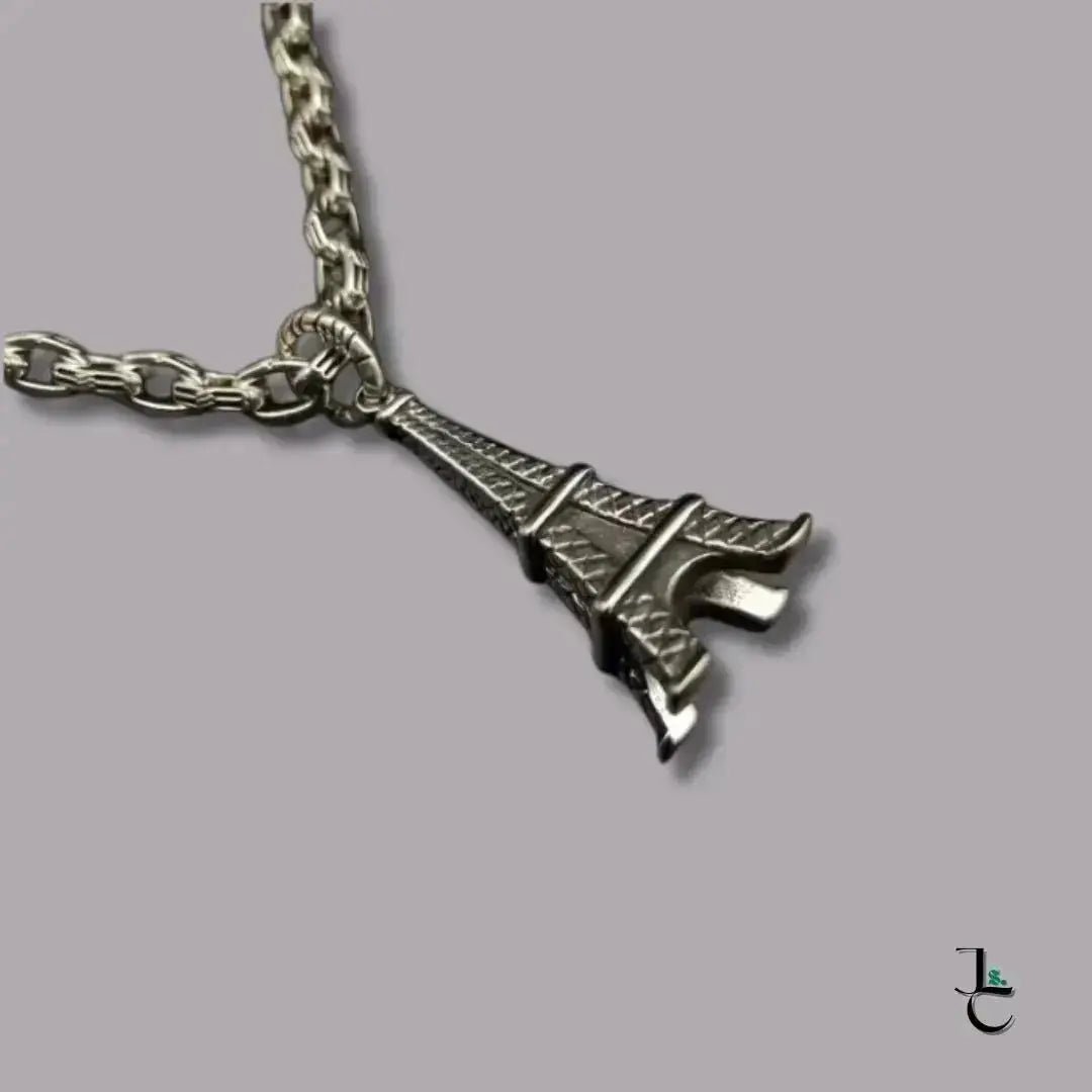 Blanc Eiffel Tower Pendant Chain - Jade St. Clair - Jade St. Clair