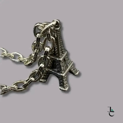 Blanc Eiffel Tower Pendant Chain - Jade St. Clair - Jade St. Clair