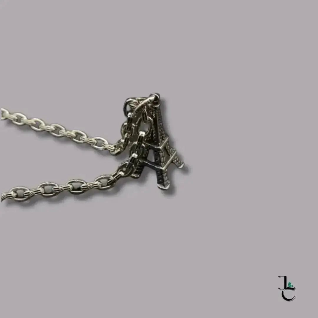 Blanc Eiffel Tower Pendant Chain - Jade St. Clair - Jade St. Clair