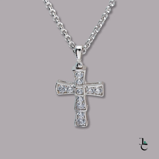 BVL Diamond Cross Necklace - Jade St. Clair - Jade St. Clair