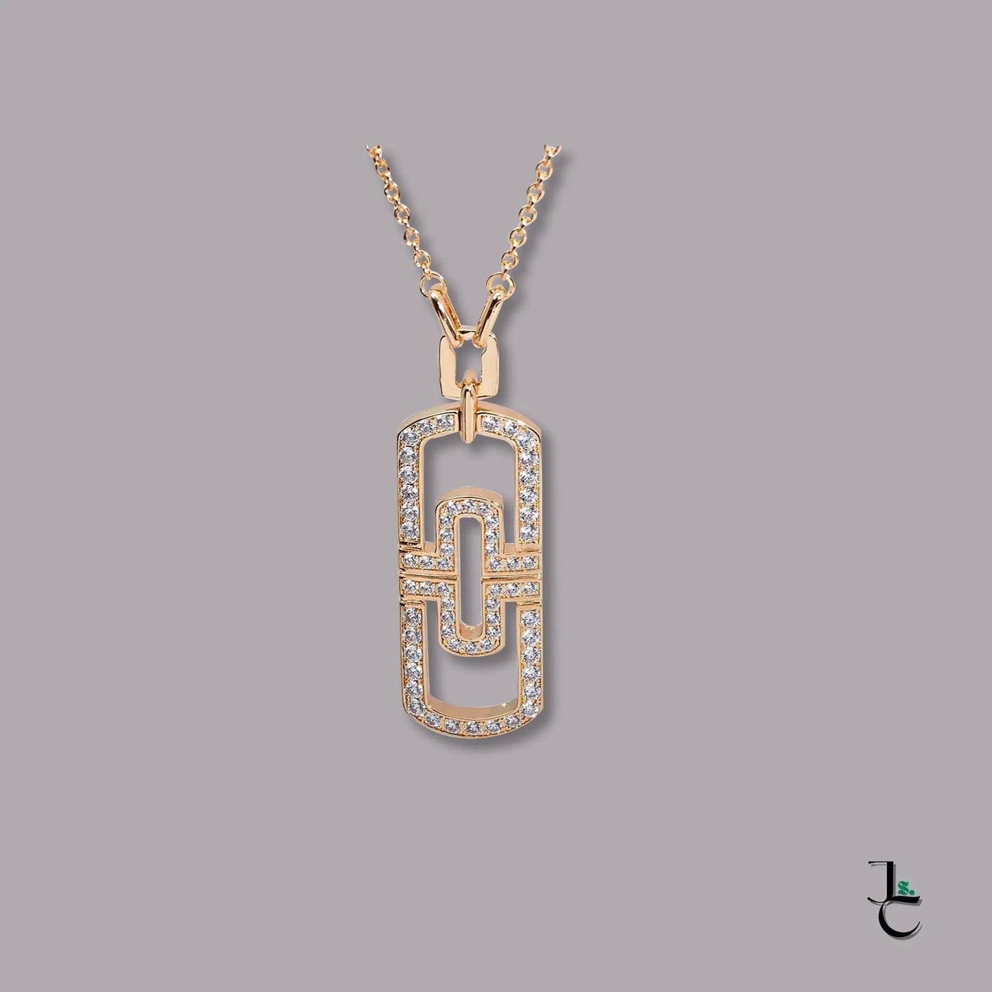 BVL Diamond Paperclip Necklace - Jade St. Clair - Jade St. Clair