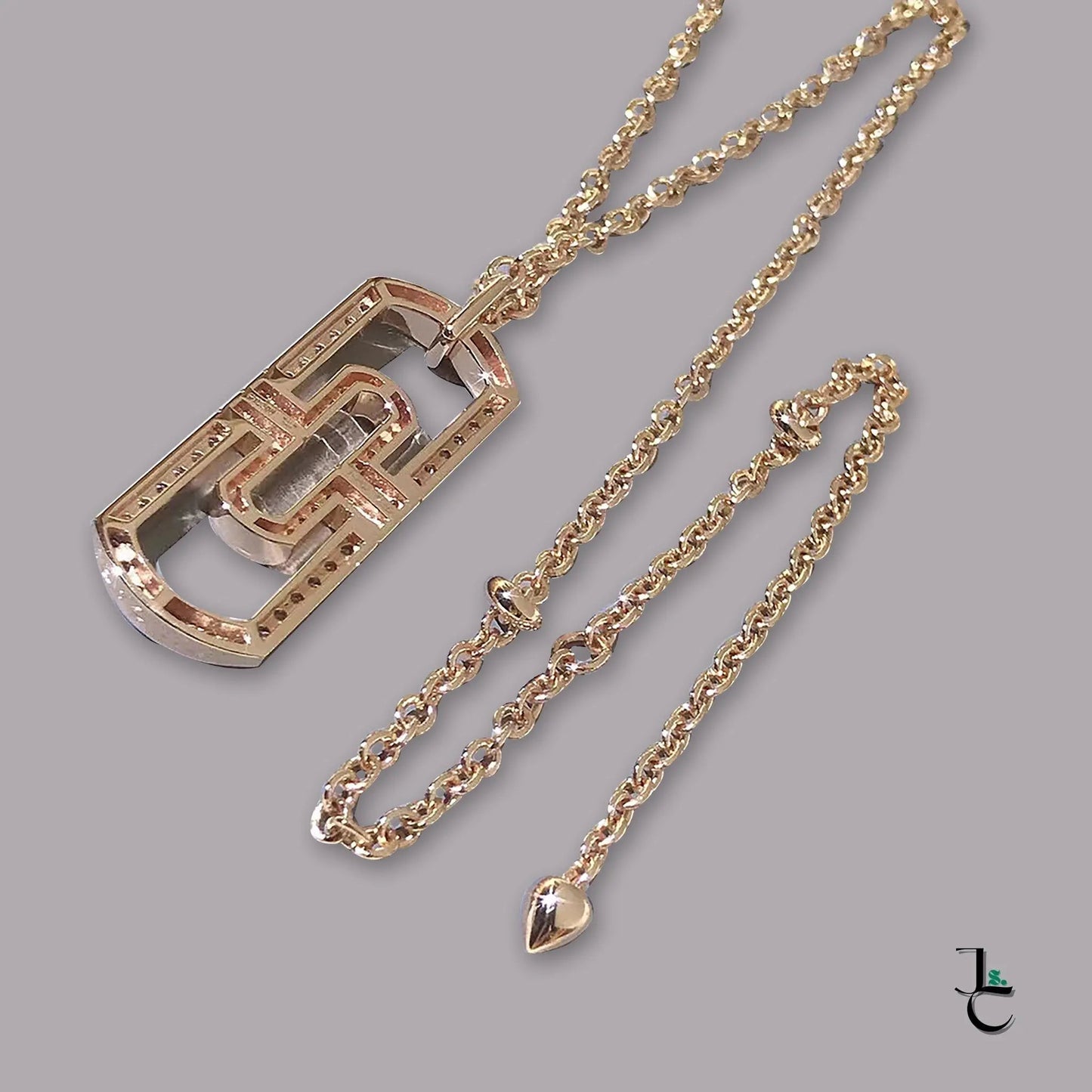 BVL Diamond Paperclip Necklace - Jade St. Clair - Jade St. Clair