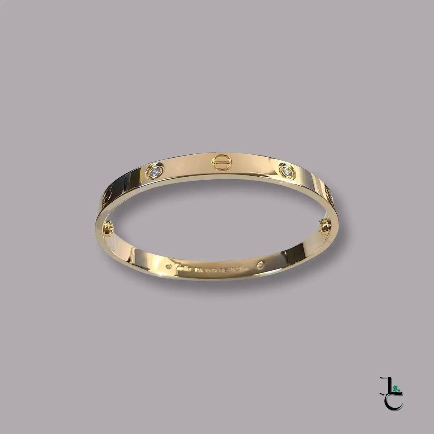 Caraté Diamond Stud Logo Bracelet - Jade St. Clair - Jade St. Clair