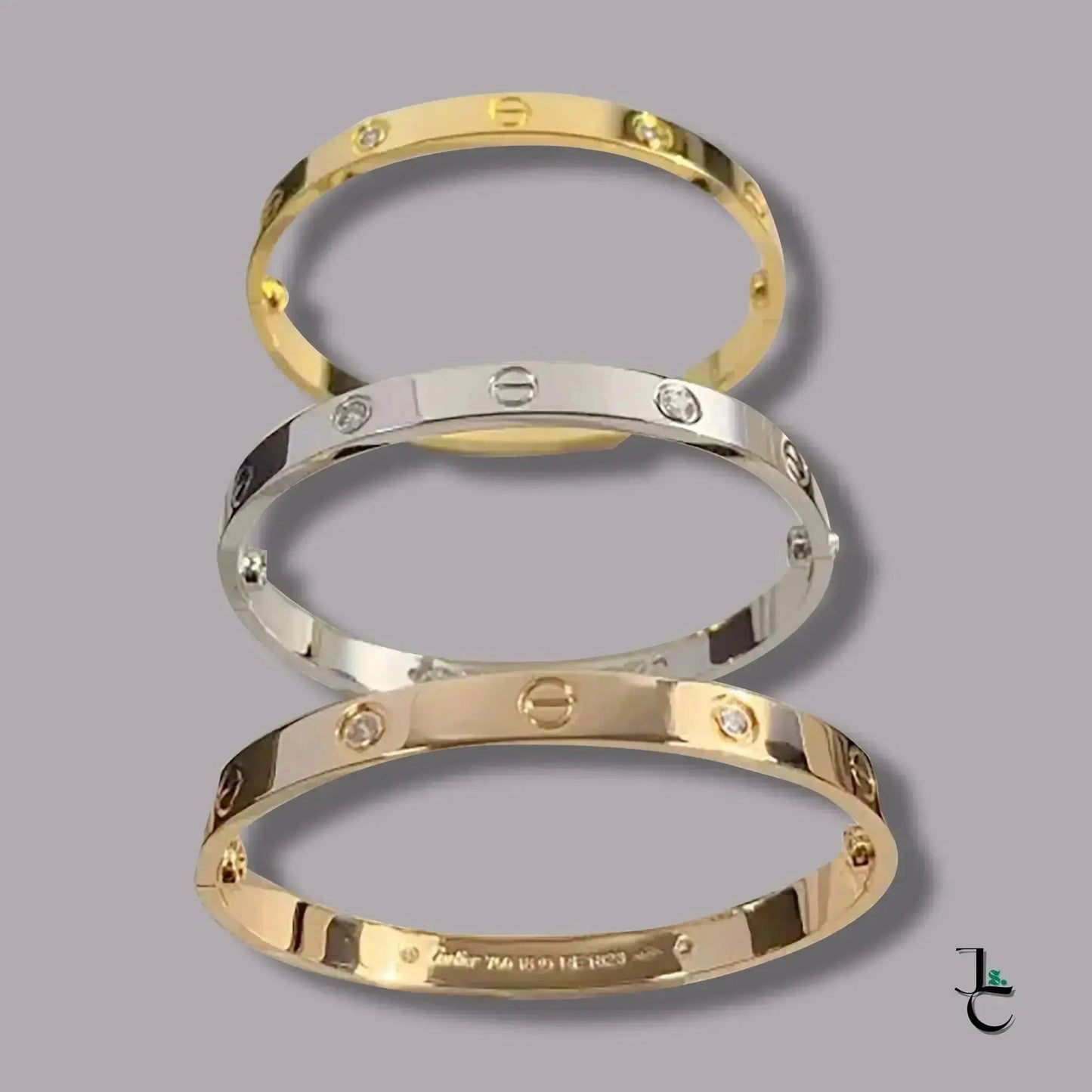 Caraté Diamond Stud Logo Bracelet - Jade St. Clair - Jade St. Clair