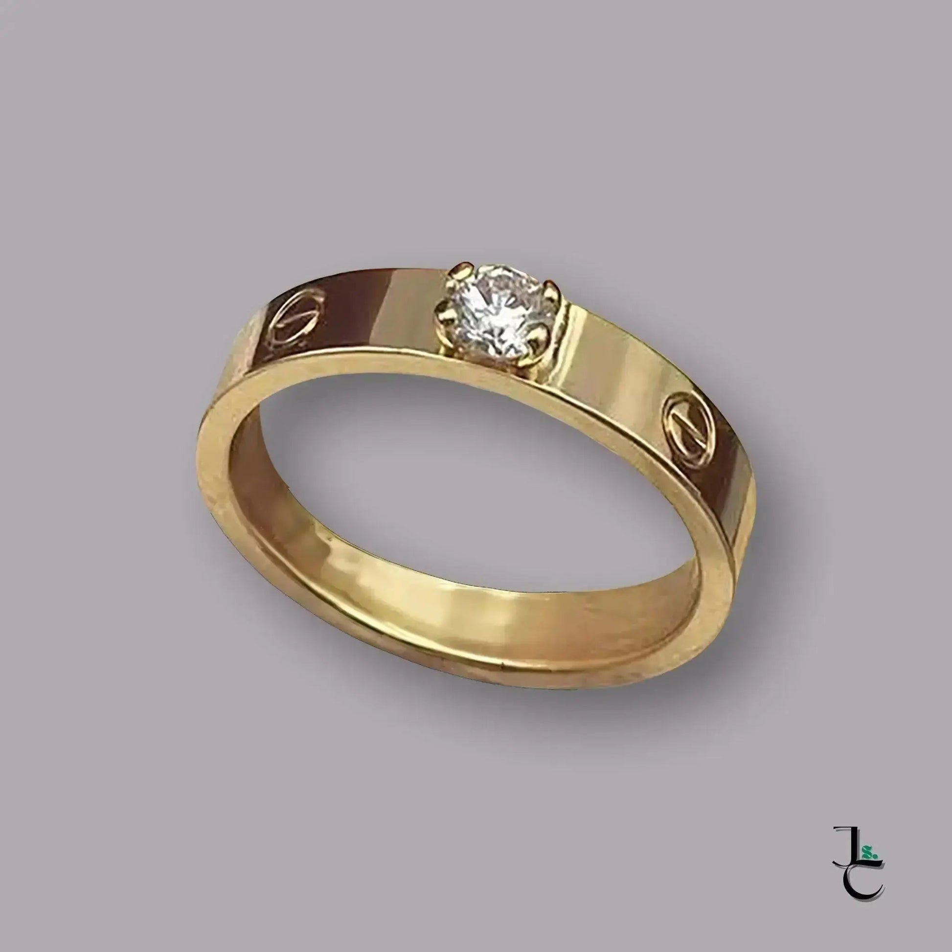 Caraté Diamond Stud Love Ring - Jade St. Clair - Jade St. Clair