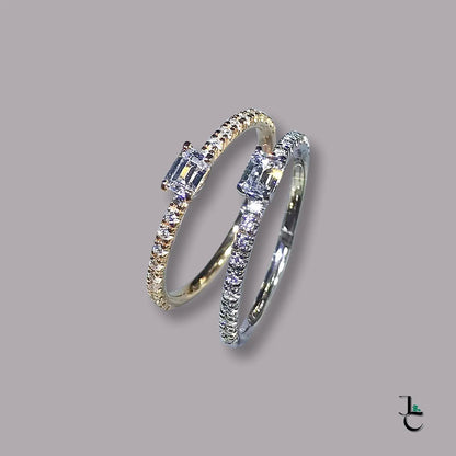 Caraté Two Color Diamond Ring - Jade St. Clair - Jade St. Clair