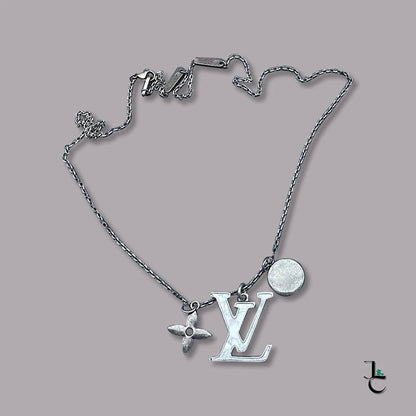 Classic LUX Logo Charm Necklace - Jade St. Clair - Jade St. Clair