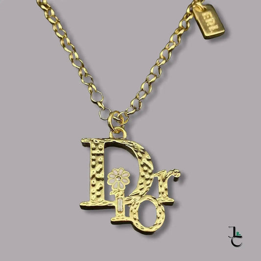 Delilah & Co Gold Flower Logo Chain - Jade St. Clair - Jade St. Clair