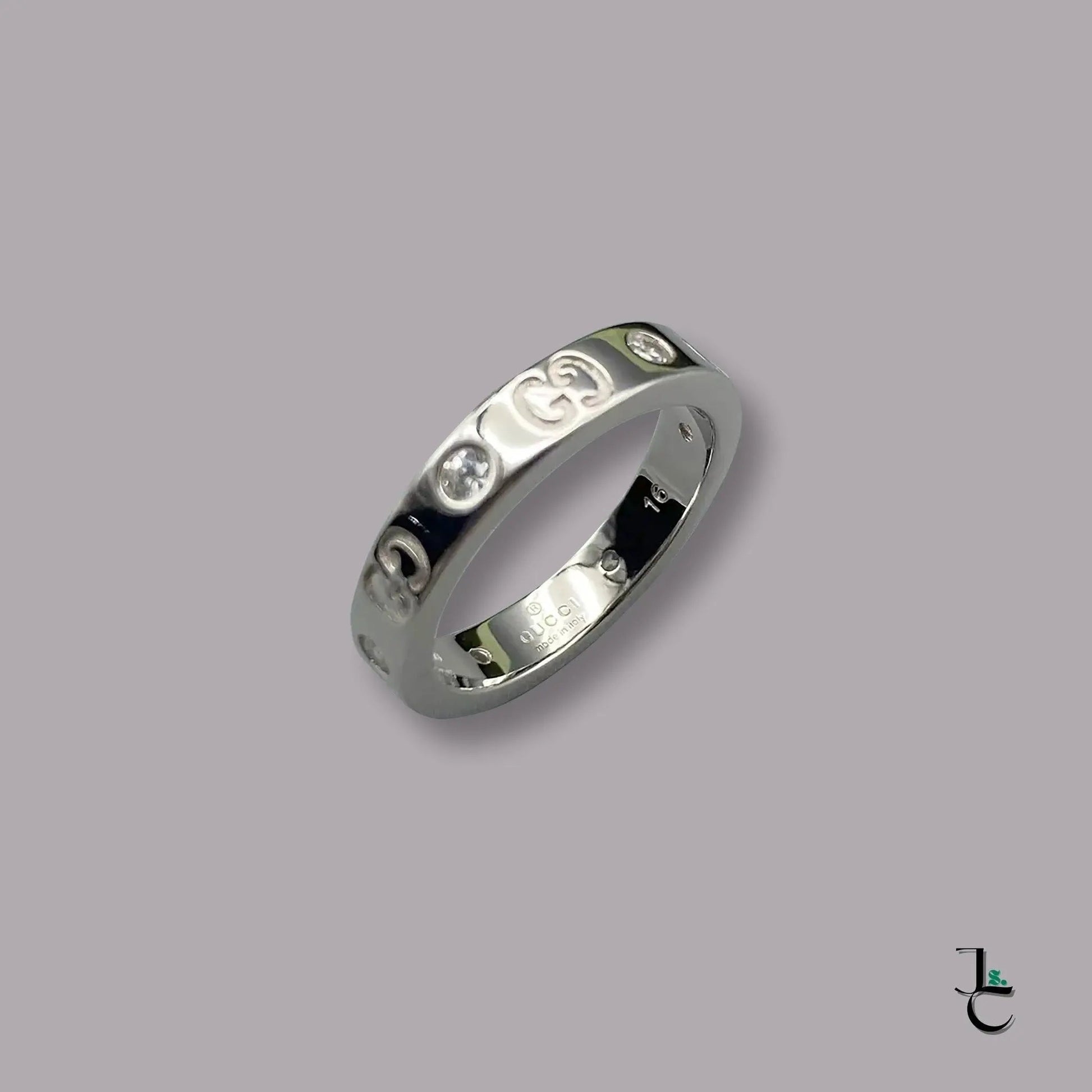 GALA Diamond Encrusted Logo Ring - Jade St. Clair - Jade St. Clair