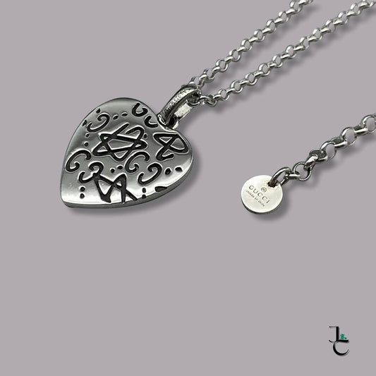 GALA Skeleton Heart Pendant Necklace - Jade St. Clair - Jade St. Clair