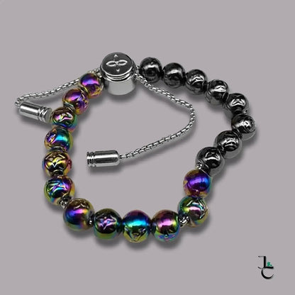 LUX Classic Silver Beaded Bracelet - Jade St. Clair - Jade St. Clair