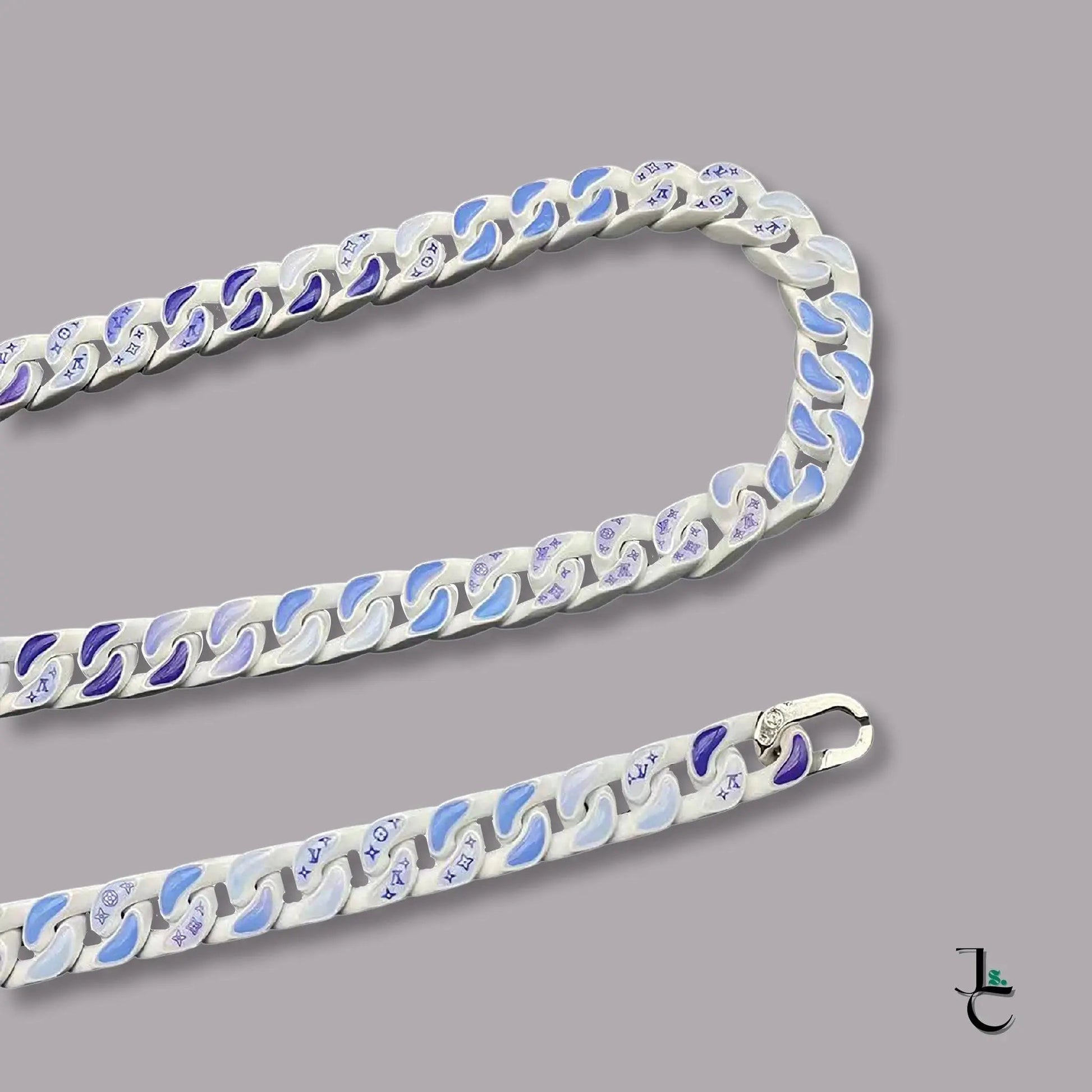 LUX Cloud Logo Cuban Link Necklace/Bracelet - Jade St. Clair - Jade St. Clair