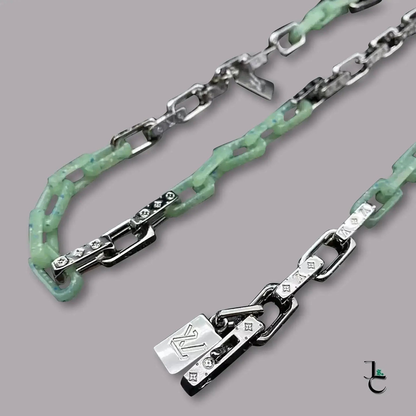 LUX Custom Sea foam Green Silver Necklace/Bracelet - Jade St. Clair - Jade St. Clair