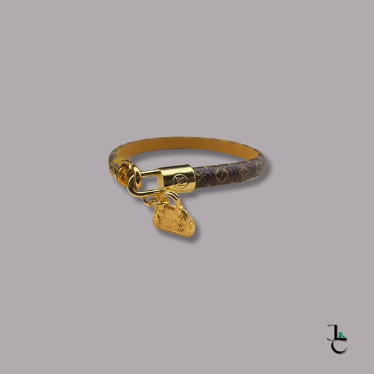 LUX Gold Purse Leather Bracelet - Jade St. Clair - Jade St. Clair