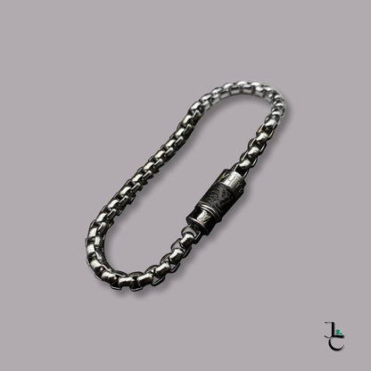 LUX Leather Lock Link Bracelet - Jade St. Clair - Jade St. Clair