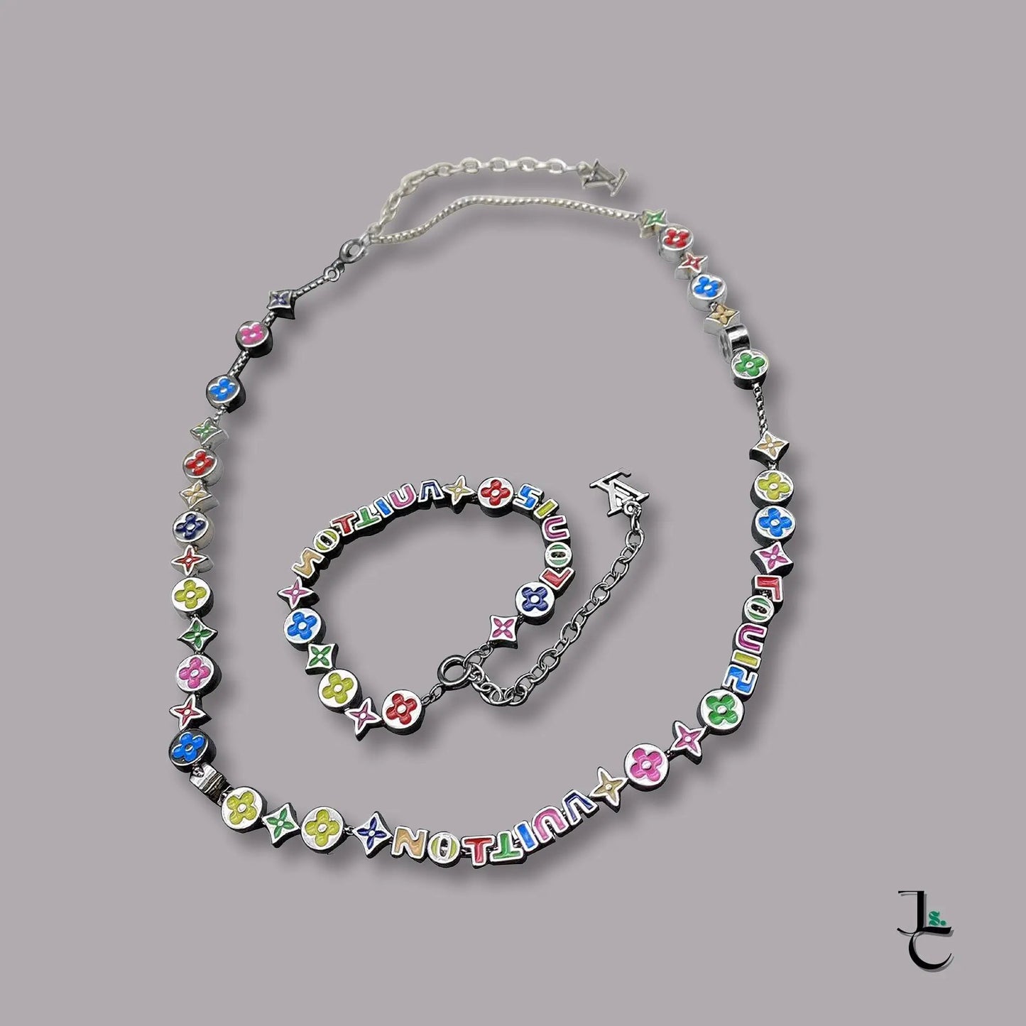 LUX Logo Colorful Bead Necklace/Bracelet - Jade St. Clair - Jade St. Clair