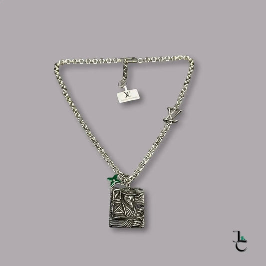 LUX Repurposed Thai Silver Crow Pendant Necklace - Jade St. Clair - Jade St. Clair