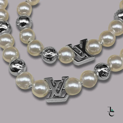 LUX Silver & White Bead Bracelet - Jade St. Clair - Jade St. Clair