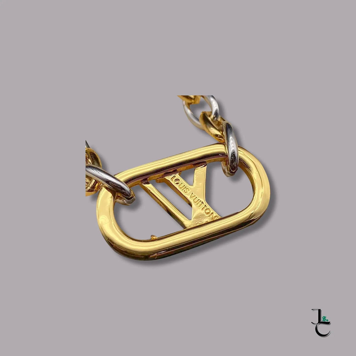 LUX Two Tone Logo Bracelet - Jade St. Clair - Jade St. Clair