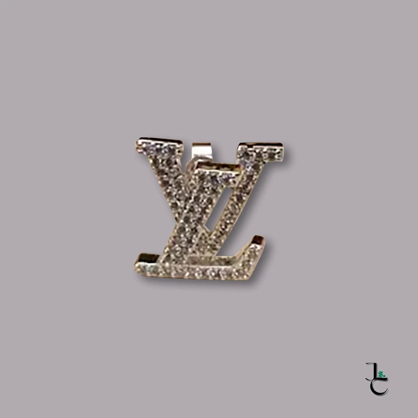 LUX Vintage Diamond Studded Logo Earrings - Jade St. Clair - Jade St. Clair