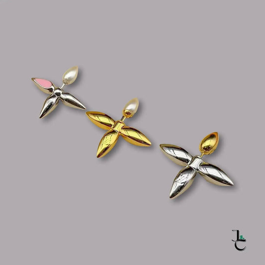 LUX Vintage Flower Earrings - Jade St. Clair - Jade St. Clair