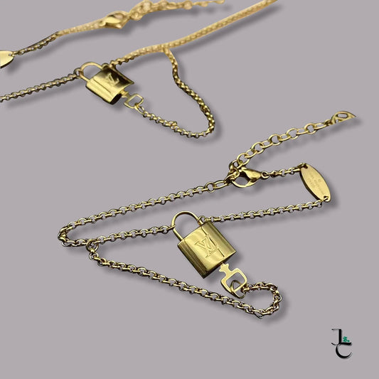 LUX Vintage Keylock Necklace/Bracelet - Jade St. Clair - Jade St. Clair