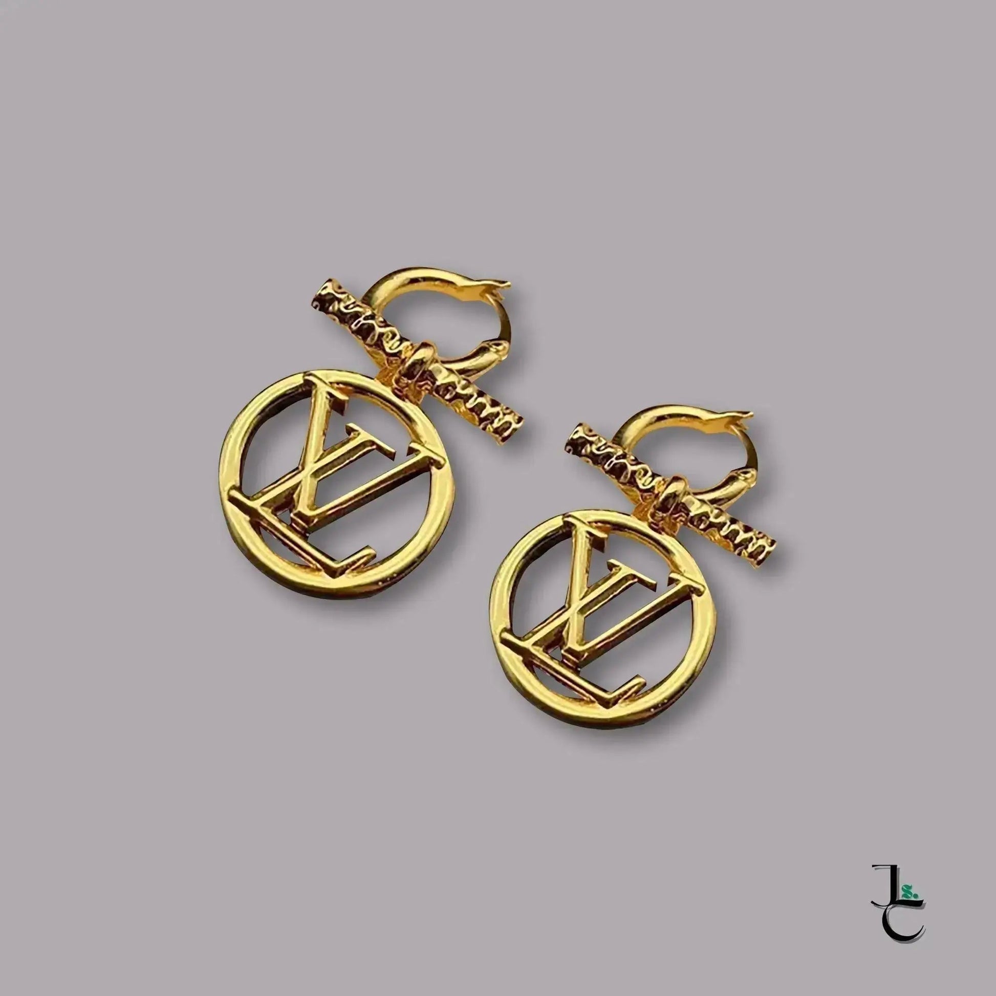 LUX Vintage Ring Logo Earrings - Jade St. Clair - Jade St. Clair