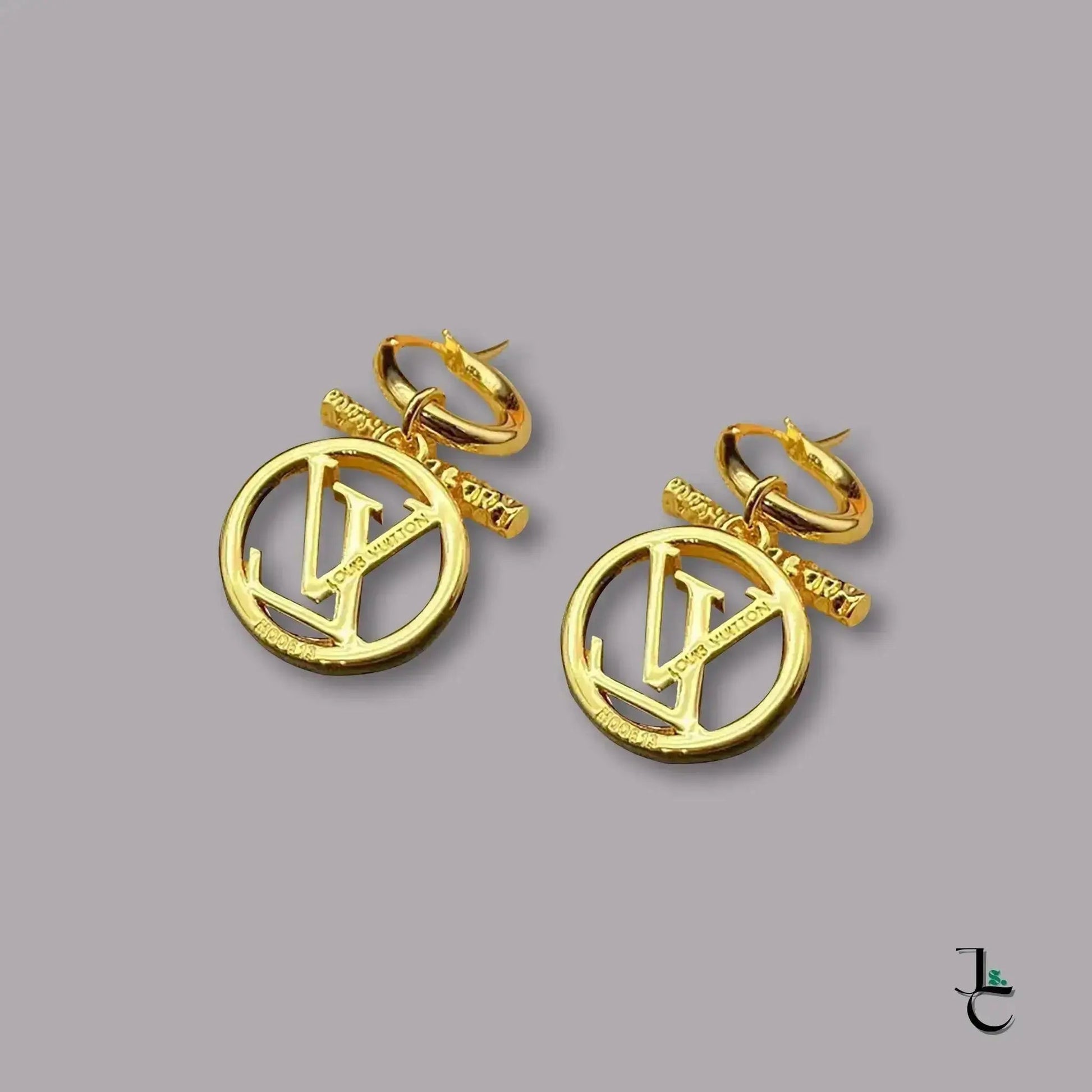 LUX Vintage Ring Logo Earrings - Jade St. Clair - Jade St. Clair