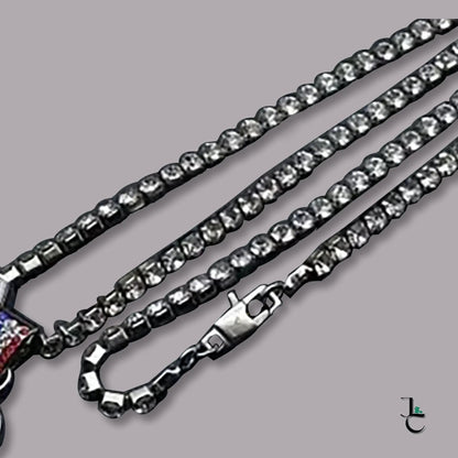 LUX X NBA Diamond Encrusted Tennis Chain - Jade St. Clair - Jade St. Clair