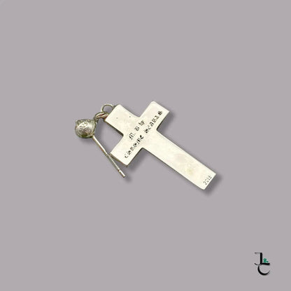 NOIR Silver 99 Eye Cross Earrings - Jade St. Clair - Jade St. Clair