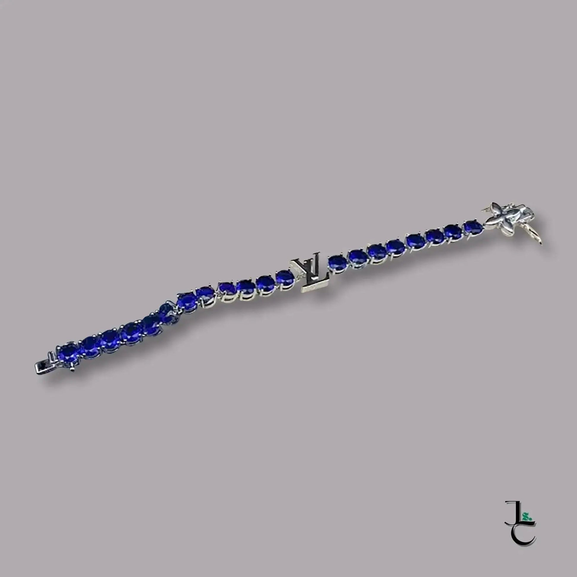 Repurposed LUX Logo Diamond Tennis Bracelet - Jade St. Clair - Jade St. Clair