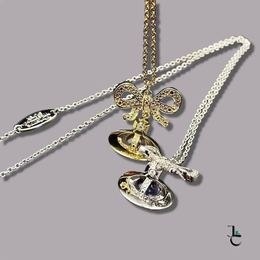 VELA Butterfly Saturn Necklace - Jade St. Clair - Jade St. Clair